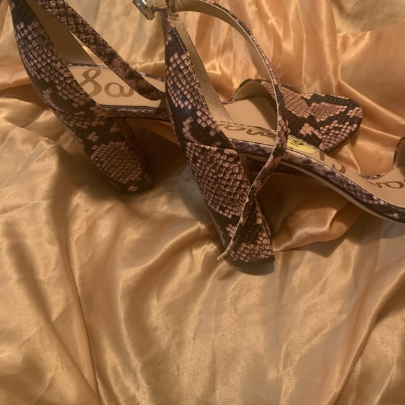 Sam Edelman Womens Yaro Brown Ankle Strap Heels - Picture 5 of 5